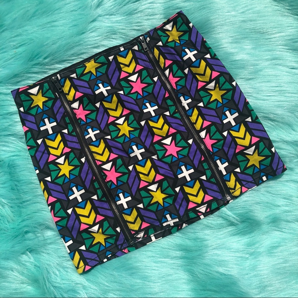 Colorful Mini Skirt